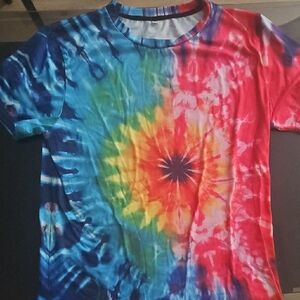 Tie-Dye Adult Short Sleeve Tee - Vibrant Multi